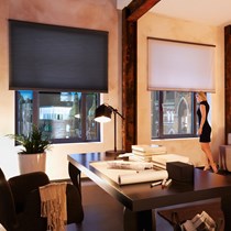 Duette® Motorised 32mm Room Darkening Shades Duette® Motorised 32mm Room Darkening Shades