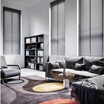 Decora 50mm Motorised Sunwood Wooden Venetian Blind