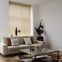 Decora 50mm Motorised Sunwood Wooden Venetian Blind