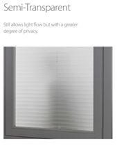 Luxaflex 20mm Semi-Transparent Plisse Blinds Luxaflex 20mm Semi-Transparent Plisse Blinds