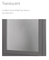 Luxaflex 20mm Translucent Plisse Blinds