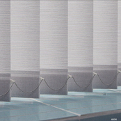 Luxaflex Vertical Blinds Grey and Black - 89mm Luxaflex Vertical Blinds Grey and Black - 89mm
