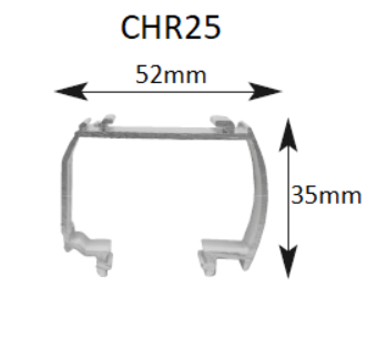 25 and 32mm literise smartcord headrail