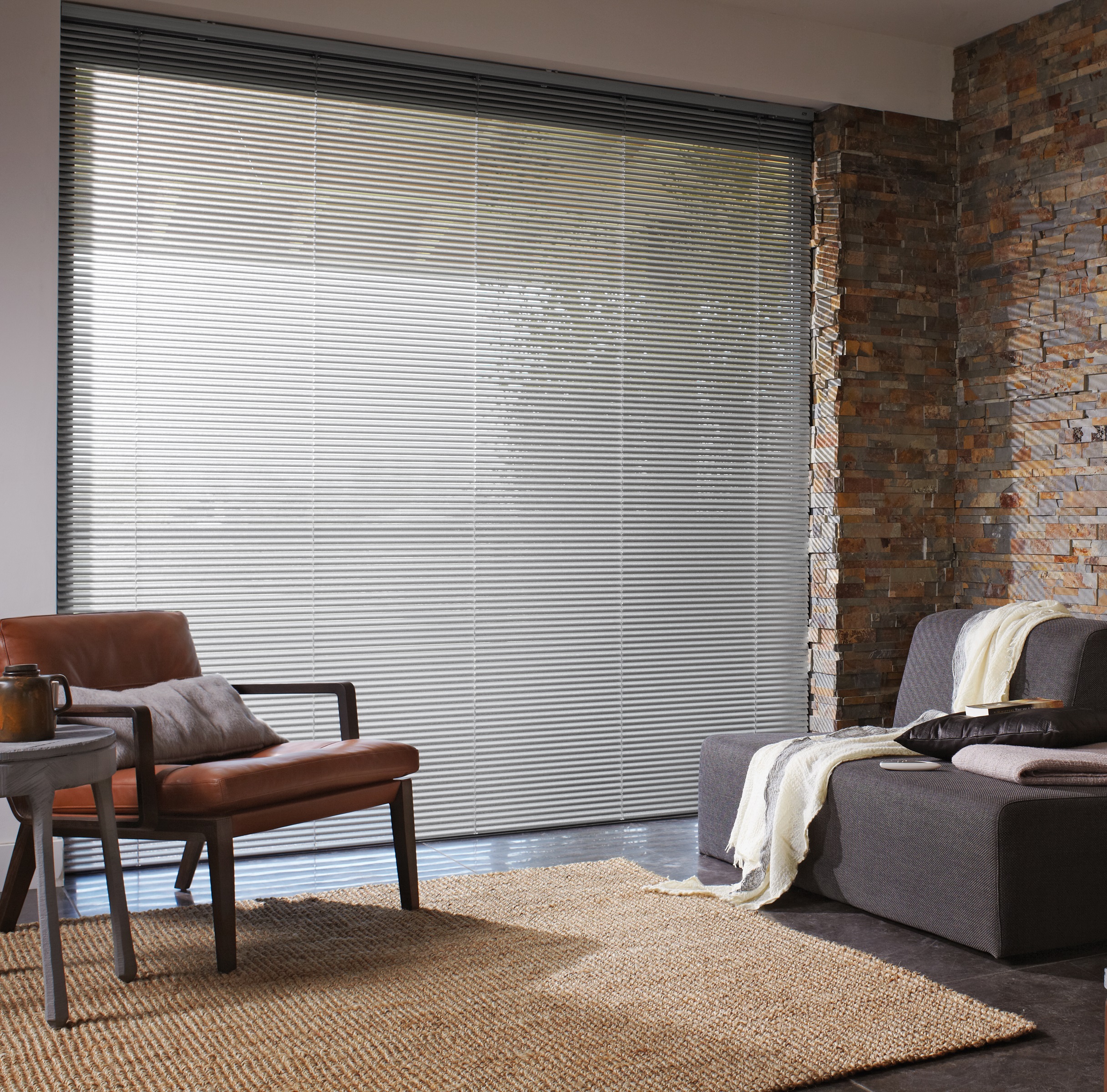 Luxaflex 25mm Grey Metal Venetian Blind Luxaflex 25mm Grey Metal Venetian Blind