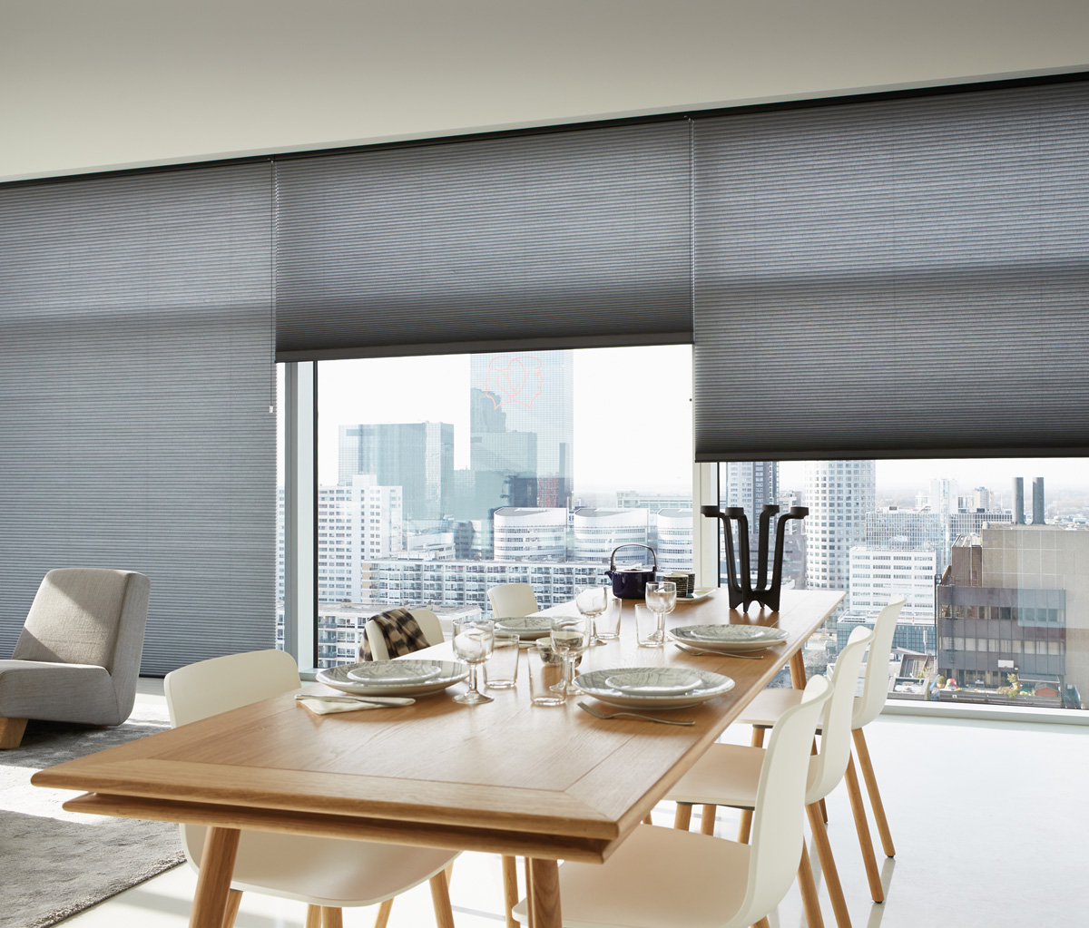 Luxaflex 25mm Fire Retardant Blackout Duette Blind Luxaflex 25mm Fire Retardant Blackout Duette Blind