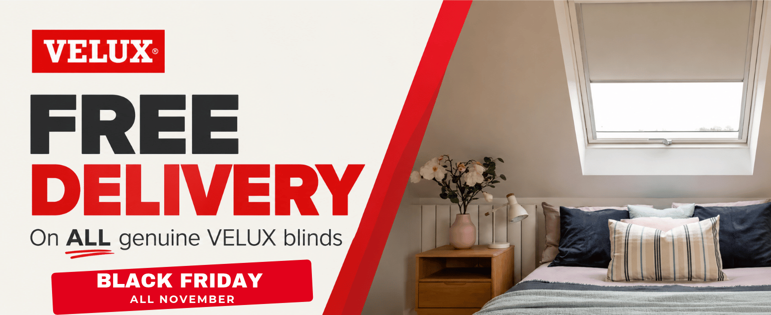 Free Delivery on Velux Blinds