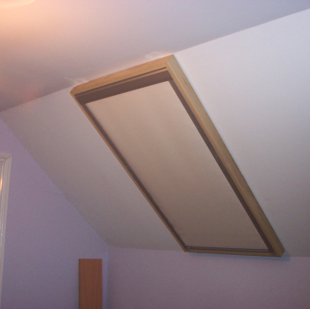 Customer Timber Frame with Blind Example Customer Timber Frame with Blind Example
