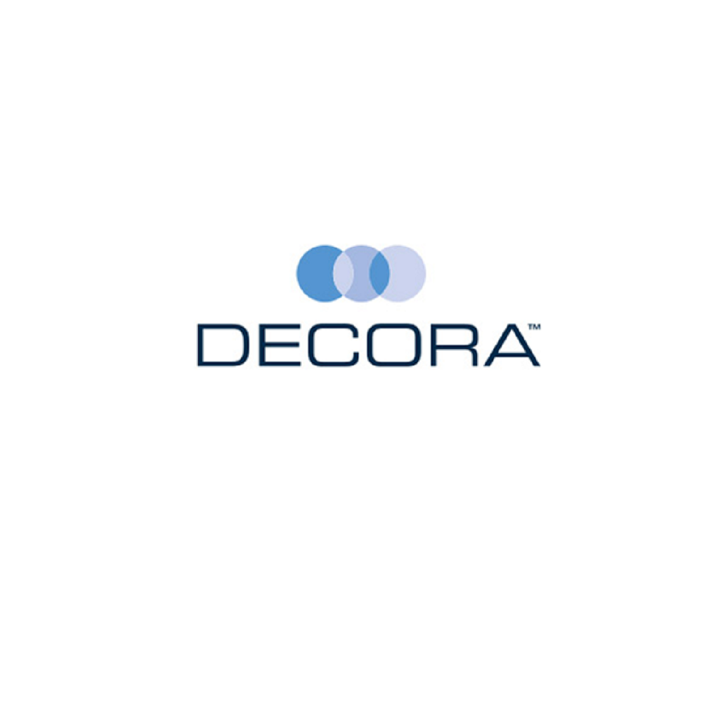 Decora logo in a box Decora logo in a box