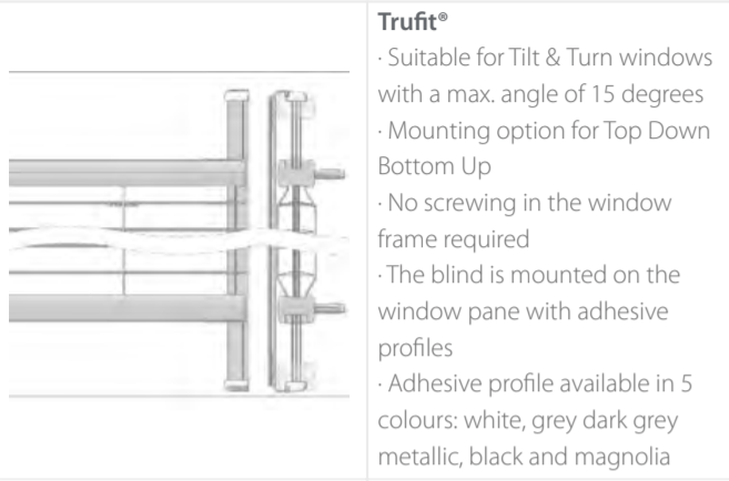 Luxaflex Metal TruFit Info