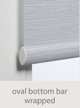 Luxaflex Roller Fabric Wrapped Bottom Bar