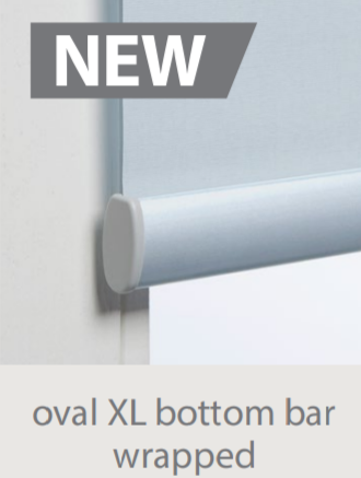 Luxaflex Roller XL Fabric Wrapped Bottom Bar