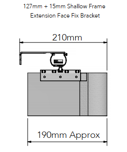 Allusion Shallow Frame Face Fix Brackets size