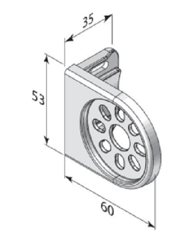 Luxaflex Roller Bracket Dimensions