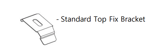 Luxaflex Vertical standard brackets