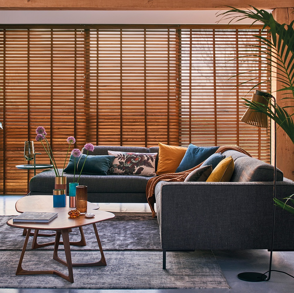 Luxaflex 50mm Walnut Blind Luxaflex 50mm Walnut Blind