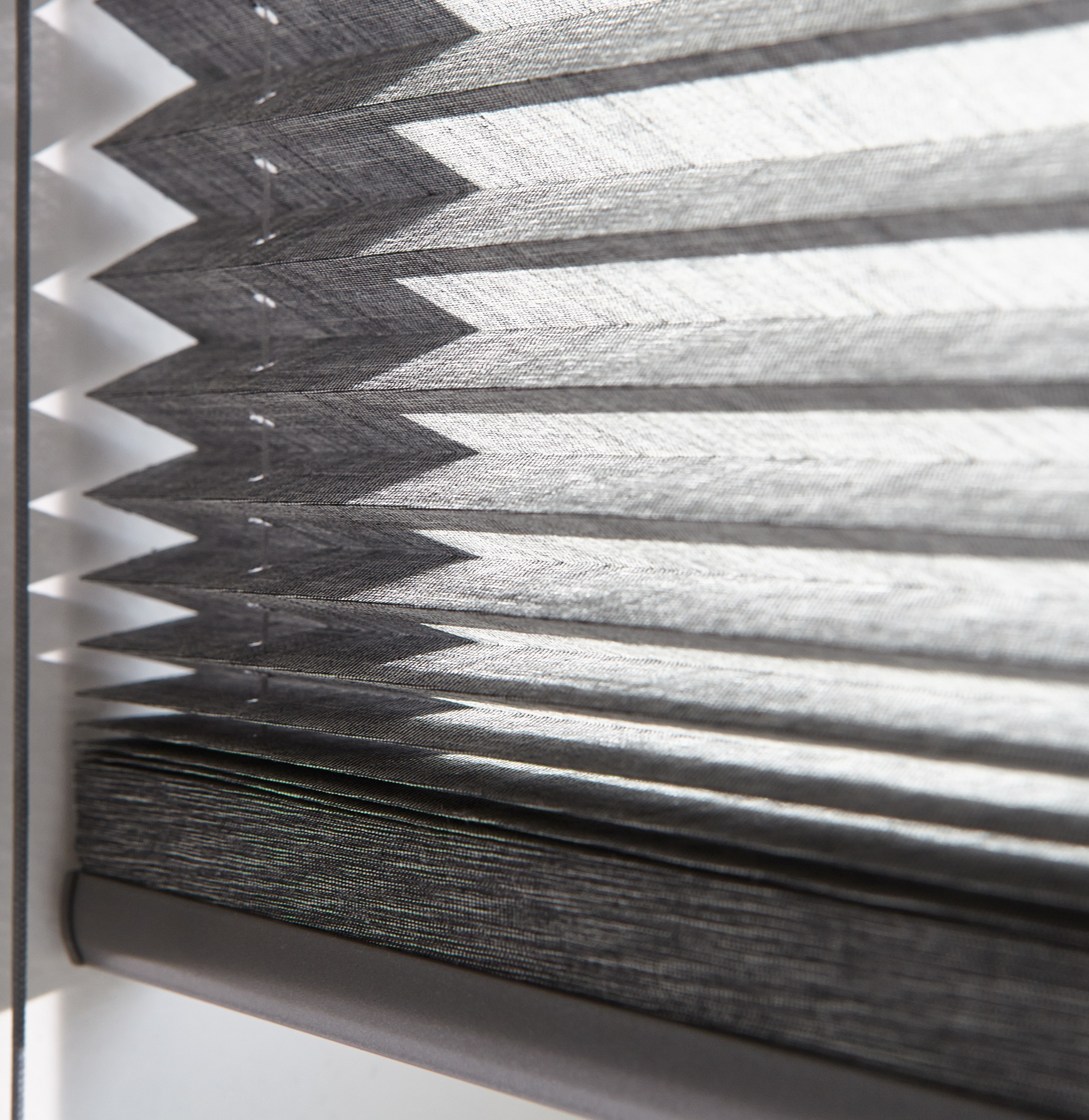 Pleated Folding Blind Made to Measure ☆ FULA ☆ Profile Champagne ► Blinds plisses & Blinds 