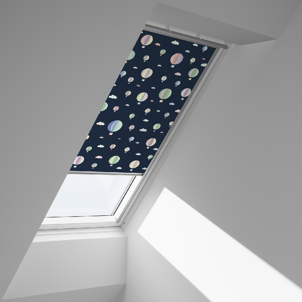 DKL with White Frame VELUX Original Blackout Blinds for VELUX Roof Windows