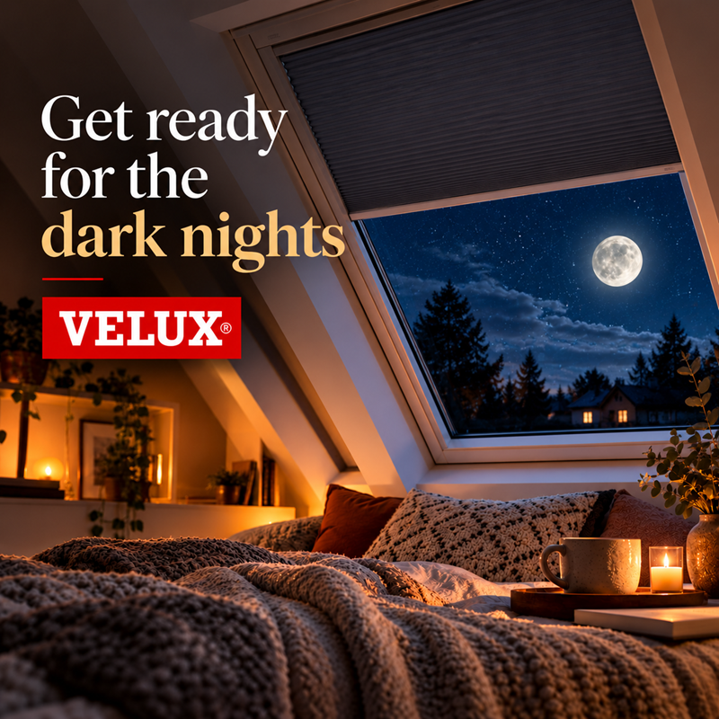 Genuine VELUX® (DKL) Blackout Blind | 3009 - Black