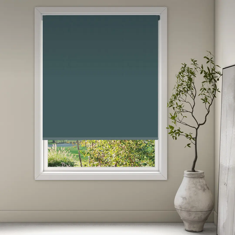 Luxaflex Extra Large Room Darkening Roller Blind | 1164 GreenScreen Sea-Tex NXT