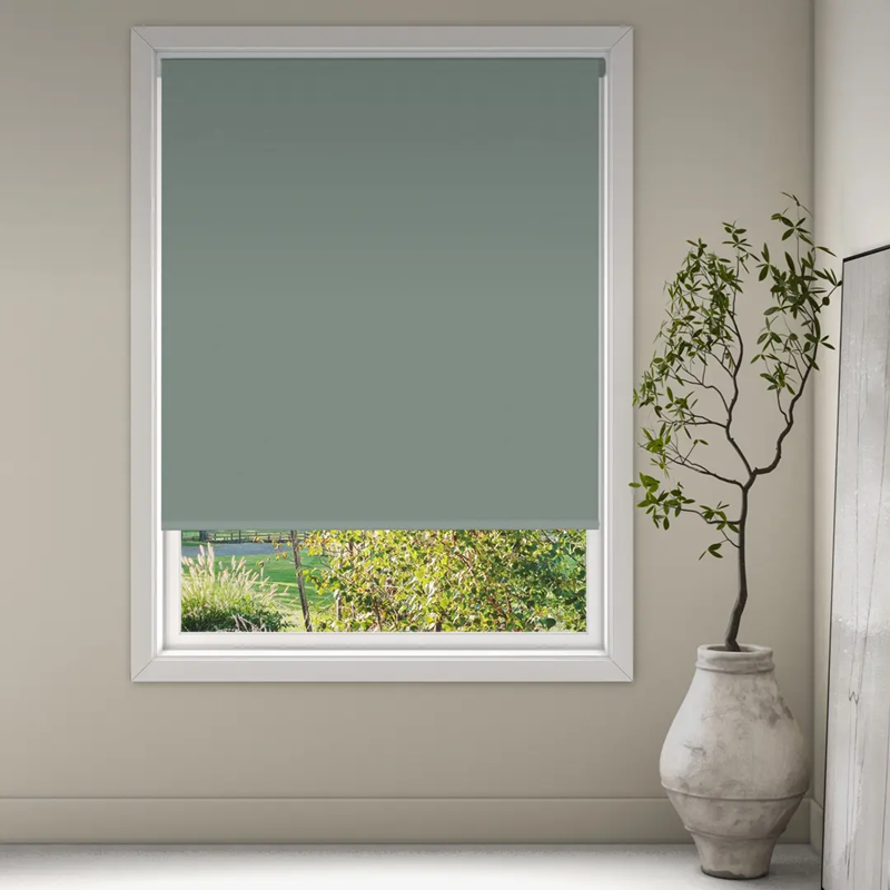 Luxaflex Room Darkening Grey/Black Roller Blind | 1142 Orba