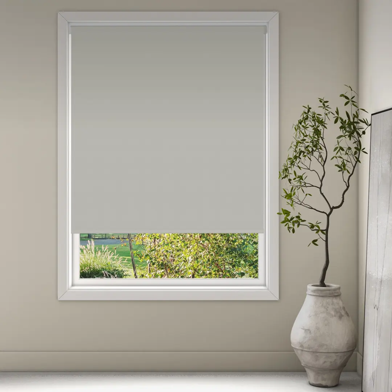 Luxaflex Room Darkening Grey/Black Roller Blind | 0564 Waikiki