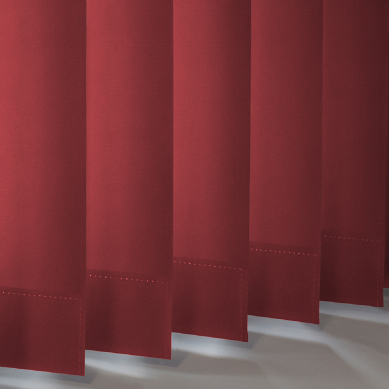 VALE 127mm Vertical Blind | Palette-Redcurrant
