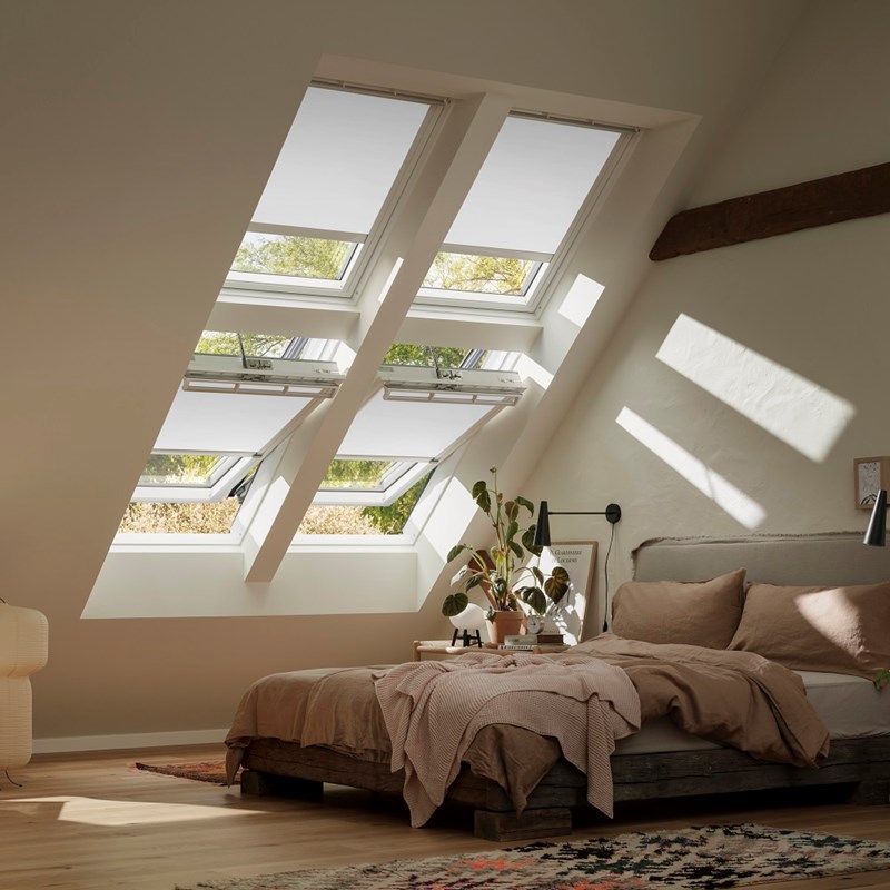 Genuine VELUX® (DKL) Blackout Blind | 1025 - White Genuine VELUX® (DKL) Blackout Blind | 1025 - White