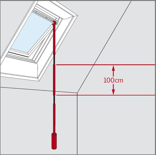 Genuine VELUX® 100cm Extension Rod (ZCT100) Genuine VELUX® 100cm Extension Rod (ZCT100)