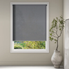 Luxaflex Semi Transparent Grey/Black Roller Blind