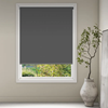 Luxaflex Room Darkening Grey/Black Roller Blind