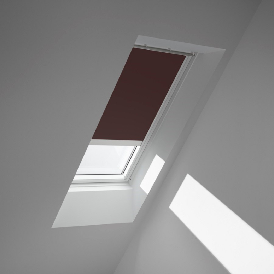 VELUX® Blackout (DML) Electric Window Blind 4559 Dark Brown