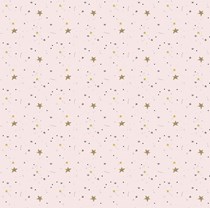 VALE Flat Roof Roller Blackout Blind | DIGIBB-CSPBO-Crafty Stars Pink