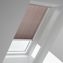 VELUX® Pleated (FML) Electric Blind | 1276 - Dusty Brown