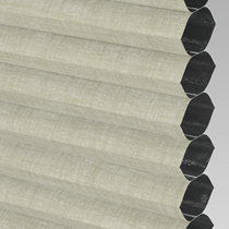 Clic Surface Fit Cellular/Pleated Blackout Blind | Hive Deluxe Oyster