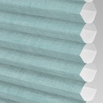 Clic Surface Fit Cellular/Pleated Non-Blackout Blind | Hive Deluxe Celeste