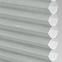 Clic Surface Fit Cellular/Pleated Non-Blackout Blind | Hive Silkweave Ash