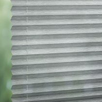 Luxaflex 20mm Transparent Plisse Blind | 6154 Olivite Sheer StainStop