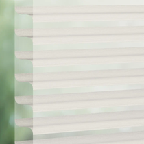Luxaflex Silhouette 75mm Vane White/Off White Blind | Lumiere-Mystic White 6387