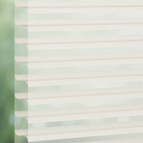 Luxaflex Silhouette 50mm Vane White/Off White Blind | Toujours Pearl White 9639