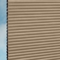 VALE Flat Roof 25mm Duette® Blind | Unix - Tawny Brown 4340