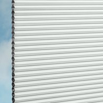 VALE Blinds Electrically Operated 25mm Duette® Flat Roof Blind | Unix - Swan 0201
