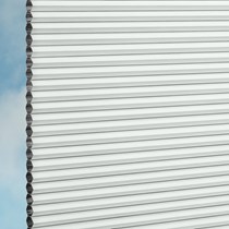 VALE Flat Roof 25mm Duette® Blind | Unix - Duotone Seagull 0201 FR