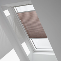 Genuine VELUX® Flying Pleated (FHL) Blind | 1276 - Dusty Brown