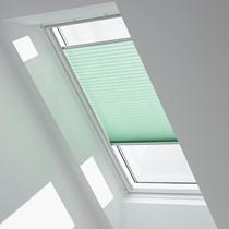 Genuine VELUX® Flying Pleated (FHL) Blind | 1281 - Mint Green