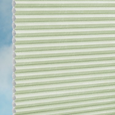 Duette® Motorised Linum Structures Duotone Fog Green 3623