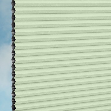 Duette® Motorised Linum Structures Duotone RD Fog Green 3623